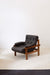 Vintage leather and hard-wood Armchair from Ipoly Design Furniture Manufacturer, Hungary