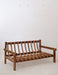 Vintage leather and hard-wood Sofa from Ipoly Design Furniture Manufacturer, Hungary