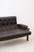 Vintage leather and hard-wood Sofa from Ipoly Design Furniture Manufacturer, Hungary