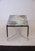 Metallic Resin Table with Embedded Stones from Sweden