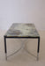 Vintage Metallic Resin Table with Embedded Stones from Sweden