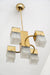 Charming Cubic Mid-century Chandelier with Murano Glass by Gaetano Scholari, 1960