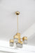 Charming Cubic Mid-century Chandelier with Murano Glass by Gaetano Scholari, 1960