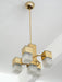 Charming Cubic Mid-century Chandelier with Murano Glass by Gaetano Scholari, 1960