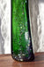 Vintage Modern Free-Form Green Art Glass Vase Budveszel Gyula Hungary 1990s