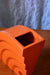 Luciano Florio Paccagnella – SHELL Orange Ceramic Vase, 1990s