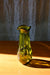 Free-Form Olive Green Art Glass Vase by Gyula Budveszel, Hungary, 1990s