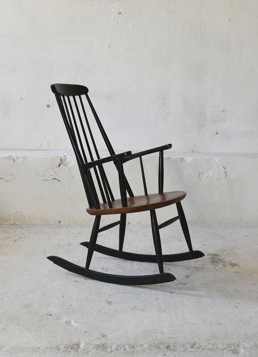 Rocking Chair by Ilmari Tapiovaara for Asko 1960s Finland
