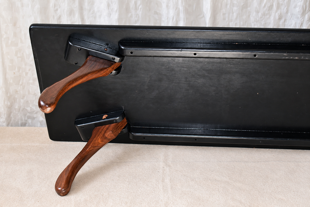 Don S. Shoemaker Cocobolo Parquet Coffee Table for Señal S.A., Mexico 1960s