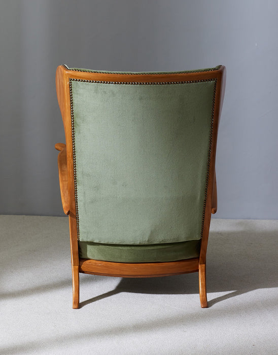 Wingback Armchair by Karl Nothhelfer for Schörle & Gölz from the 1950's