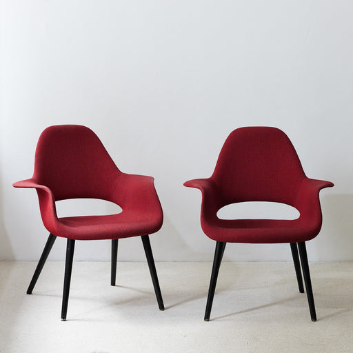 A Set of 2 Eames & Saarinen 'Organic Chair'