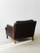 Mid-century Danish Leather and Rosewood Armchair