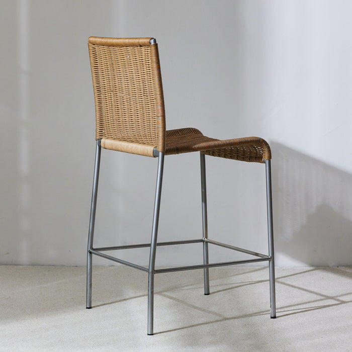 Enrico Franzolini Bar Stool "Agra", for Accademia, Italy