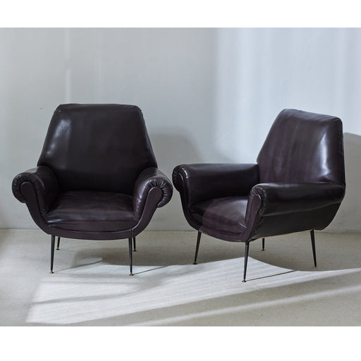 Pair of Italian Armchair designed by Gigi Radice for Minott 1950s - Artibus365