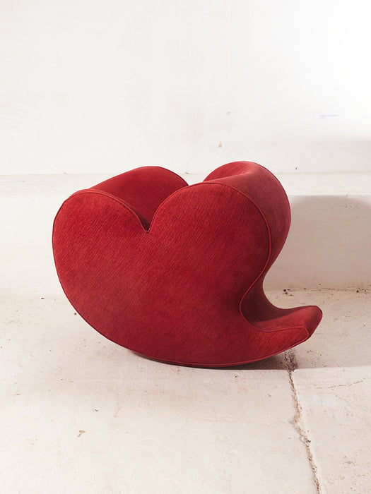 Ron Arad Soft Heart Lounge Rocking Chair Moroso Italy 1990s