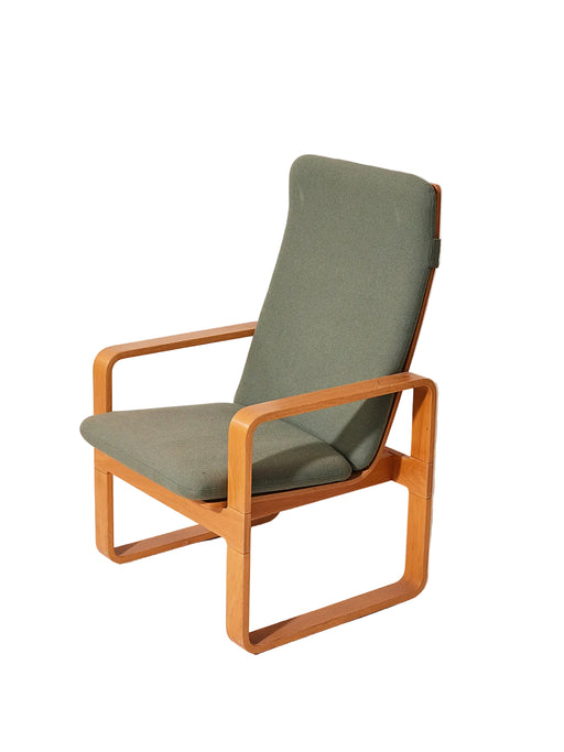 1970s Magnus Olesen Lounge Chair, Design by Rud Thygesen & Johnny Sørensen