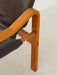 Vintage Leather and Plywood Andy Armchair 