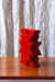 Luciano Florio Paccagnella – ILIOS Red Ceramic Vase, 1990s
