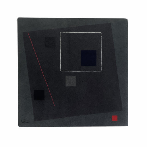 Guy de Lussigny Geometric Abstract Rug / Tapestry for Tisca France