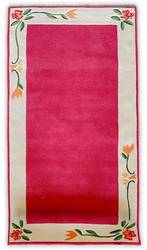 Hand-Tufted Wool Rug 1980s France