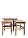 Henning Kjærnulf Set of Three Oak Nesting Tables for EG Kvalitets, Denmark 1960s