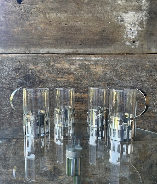 Glass Cups Designed by George Sowden