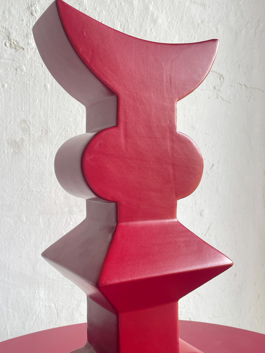 Memphis Style Ceramic Vase  by Florio Keramia 1990s