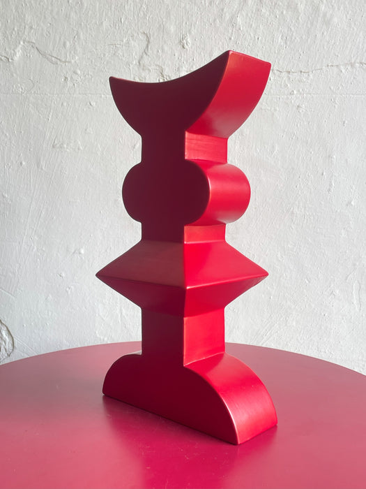 Memphis Style Ceramic Vase  by Florio Keramia 1990s