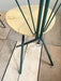 LaPalma Folding Chairs  Metal  Woven Cord Italy 1970s