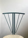 LaPalma Folding Chairs  Metal  Woven Cord Italy 1970s