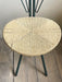 LaPalma Folding Chairs  Metal  Woven Cord Italy 1970s