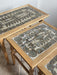 Henning Kjærnulf Set of Three Oak Nesting Tables for EG Kvalitets, Denmark 1960s