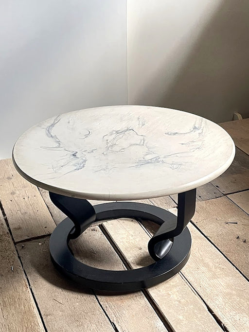 Postmodern Marmorino Coffee Table Swedish Circa 1980s