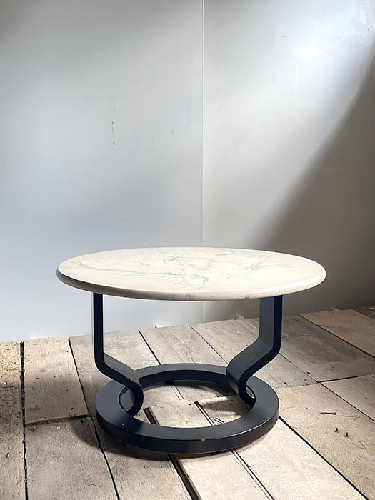 Postmodern Marmorino Coffee Table Swedish Circa 1980s