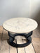 Postmodern Marmorino Coffee Table Swedish Circa 1980s