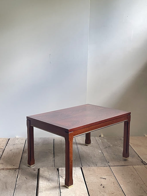 Modern Mahogany and Brazilian Rosewood Side Table Sweden circa 1960s