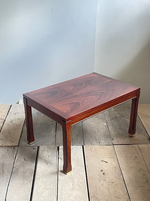 Modern Mahogany and Brazilian Rosewood Side Table Sweden circa 1960s