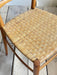 Pair of Mid-Century Woven-Seat Dining Chairs by G.B. Marangoni, Italy 1950s