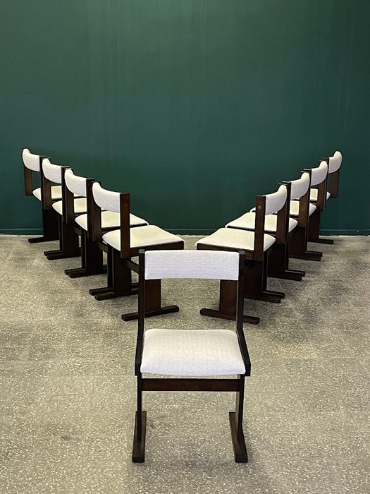  Dining Chairs by Poul H. Poulsen for Gangso Mobler 