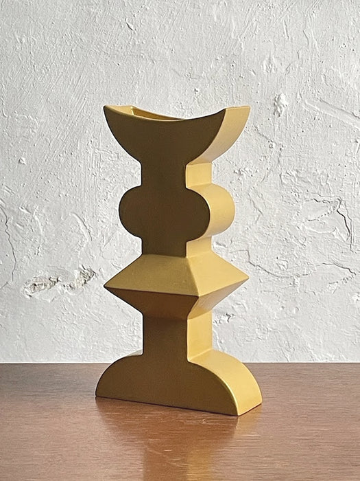 Memphis Style Ceramic Vase by Florio Keramia 