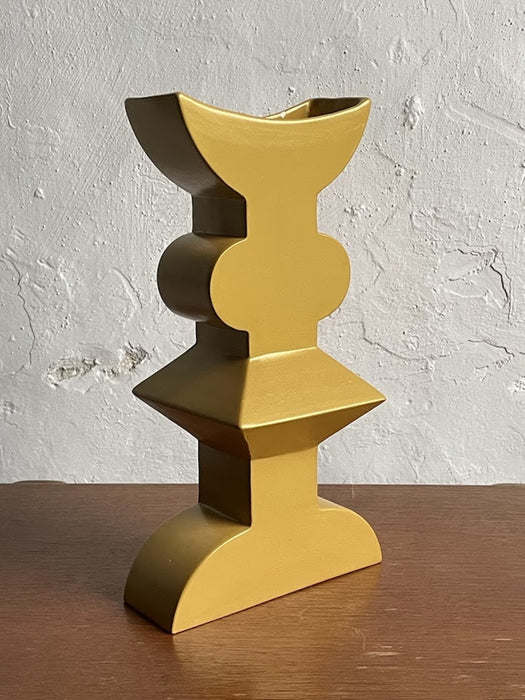 Memphis Style Ceramic Vase by Florio Keramia 