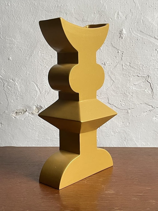 Memphis Style Ceramic Vase by Florio Keramia 