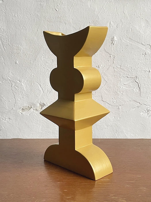Memphis Style Ceramic Vase by Florio Keramia 