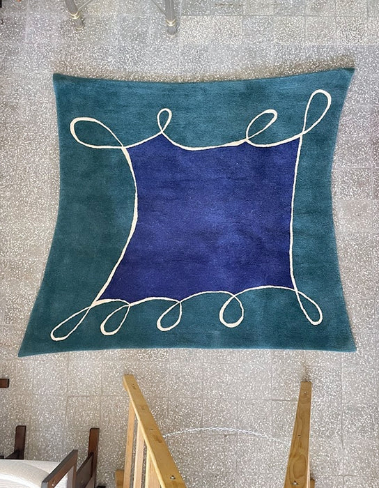Large Hand Tufted Wool Rug by Tisca