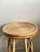 Vintage Sculptural Rattan Bar Stool, Japan, 1970s