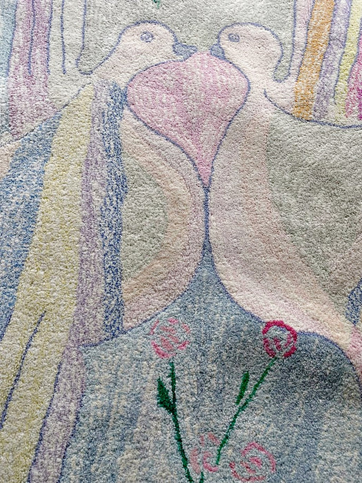 Tisca "Cristina" Wool Rug by Van Belkom, Kinderdesign Collection, 1980s