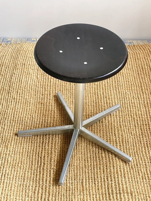 Pair of Vintage Embru Adjustable Atelier Stools, Switzerland, 1960s–1970s