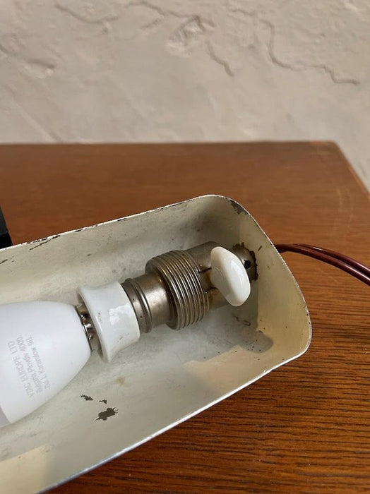 Chrome Desk Lamp in Modernist style, Art Deco Design, French 1930-1940
