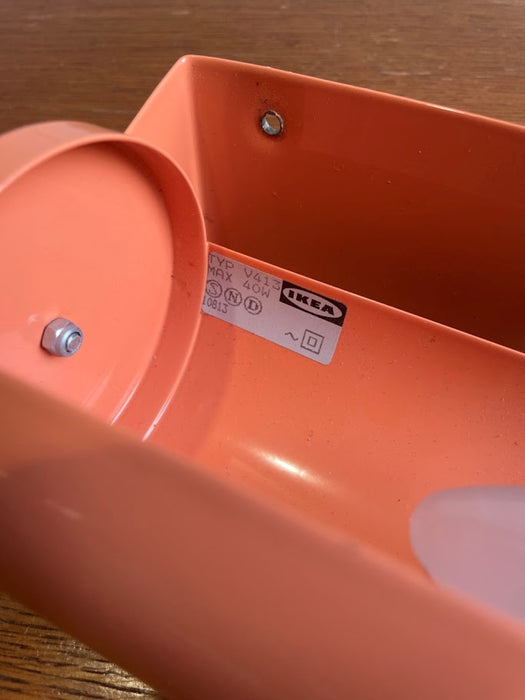 Metal wall lamp "Lod V413" by IKEA, Sweden 1980s