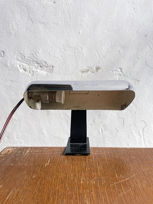 Chrome Desk Lamp in Modernist style, Art Deco Design, French 1930-1940